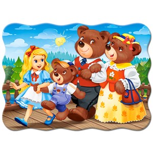 Castorland (B-03716) - "Goldilocks and Three Bears" - 30 pieces puzzle