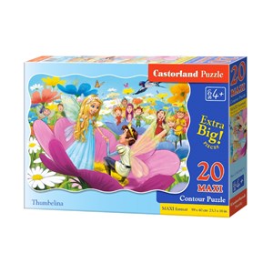 Castorland (C-02382) - "Thumbelina" - 20 pieces puzzle
