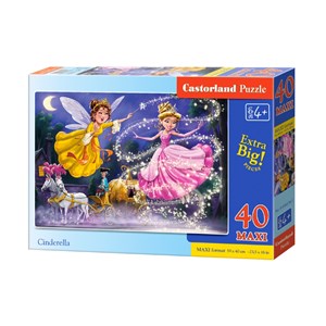 Castorland (B-040278) - "Cinderella" - 40 pieces puzzle