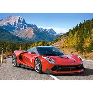 Castorland (B-222049) - "Mountain Ride" - 200 pieces puzzle