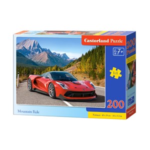 Castorland (B-222049) - "Mountain Ride" - 200 pieces puzzle