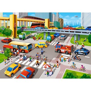 Castorland (B-070039) - "City Rush" - 70 pieces puzzle