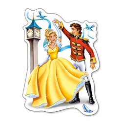 Castorland (B-04461) - "Princesses in Love" - 4 5 6 7 pieces puzzle