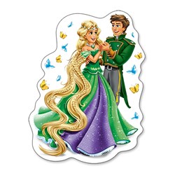 Castorland (B-04461) - "Princesses in Love" - 4 5 6 7 pieces puzzle