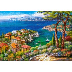 Castorland (C-151776) - "Cote d’Azur" - 1500 pieces puzzle