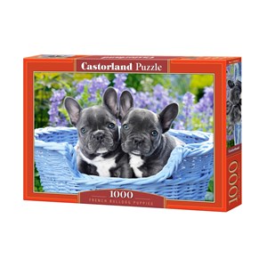 Castorland (C-104246) - "French Bulldog Puppies" - 1000 pieces puzzle