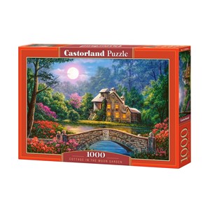 Castorland (C-104208) - "Cottage in the Moon Garden" - 1000 pieces puzzle