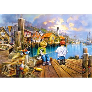 Castorland (C-104192) - "At the Dock" - 1000 pieces puzzle