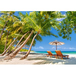 Castorland (B-53100) - "Leisure in Paradise" - 500 pieces puzzle