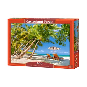 Castorland (B-53100) - "Leisure in Paradise" - 500 pieces puzzle
