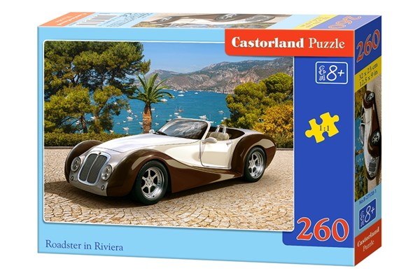 Castorland (B-27538) - "Roadster in Riviera" - 260 pieces puzzle