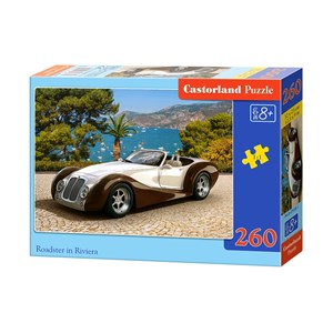 Castorland (B-27538) - "Roadster in Riviera" - 260 pieces puzzle