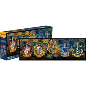 Aquarius (73029) - "Harry Potter - Crests" - 1000 pieces puzzle