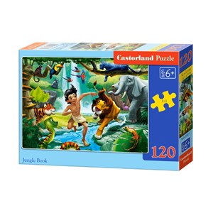Castorland (B-13487) - "Jungle Book" - 120 pieces puzzle