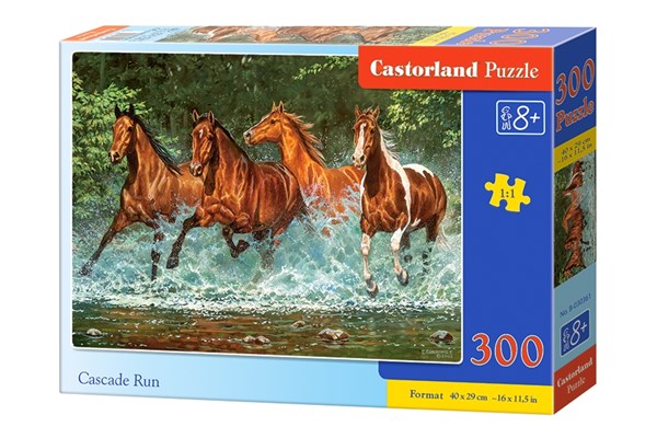Castorland (B-030361) - "Cascade Run" - 300 pieces puzzle