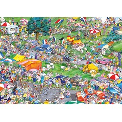 Heye (29888) - Roger Blachon: "Cycle Race" - 1000 pieces puzzle