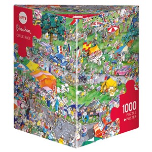 Heye (29888) - Roger Blachon: "Cycle Race" - 1000 pieces puzzle