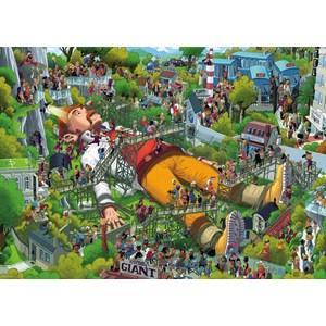 Heye (29886) - Uli Oesterle: "Gulliver" - 1000 pieces puzzle