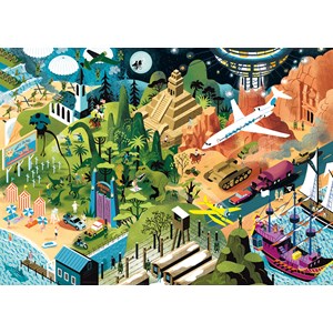 Heye (29883) - Alexandre Clerisse: "Steven Spielberg Films" - 1000 pieces puzzle