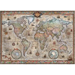 Heye (29871) - Rajko Zigic: "Retro World Map" - 1000 pieces puzzle