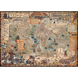 Heye (29847) - Rajko Zigic: "Pirate World" - 2000 pieces puzzle