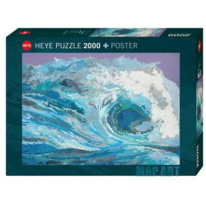 Heye (29872) - Matthew Cusick: "Map Wave" - 2000 pieces puzzle