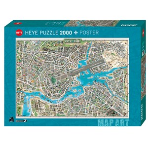 Heye (29844) - "City of Pop" - 2000 pieces puzzle