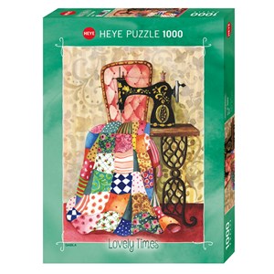 Heye (29868) - Gabila Rissone: "Quilt" - 1000 pieces puzzle