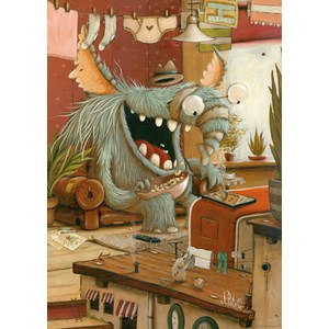 Heye (29865) - Johan Potma: "Laundry Day" - 1000 pieces puzzle