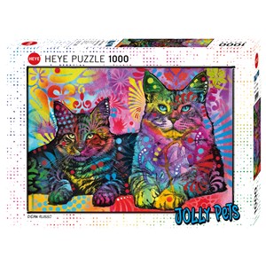 Heye (29864) - Dean Russo: "Devoted 2 Cats" - 1000 pieces puzzle