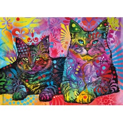 Heye (29864) - Dean Russo: "Devoted 2 Cats" - 1000 pieces puzzle