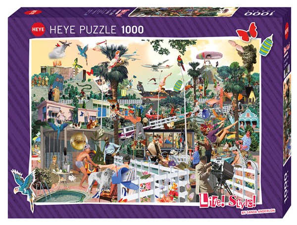Heye (29863) - Sanda Anderlon: "In The Hills" - 1000 pieces puzzle