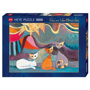 Heye (29853) - Rosina Wachtmeister: "Yellow Ribbon" - 1000 pieces puzzle