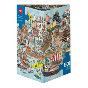 Heye (29891) - Mattias Adolfsson: "Regatta" - 1500 pieces puzzle