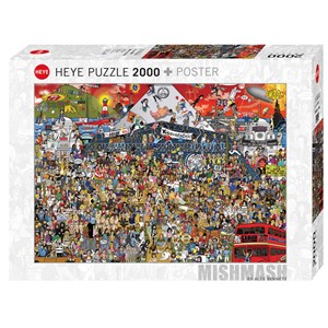 Heye (29848) - Alex Bennett: "British Music History" - 2000 pieces puzzle