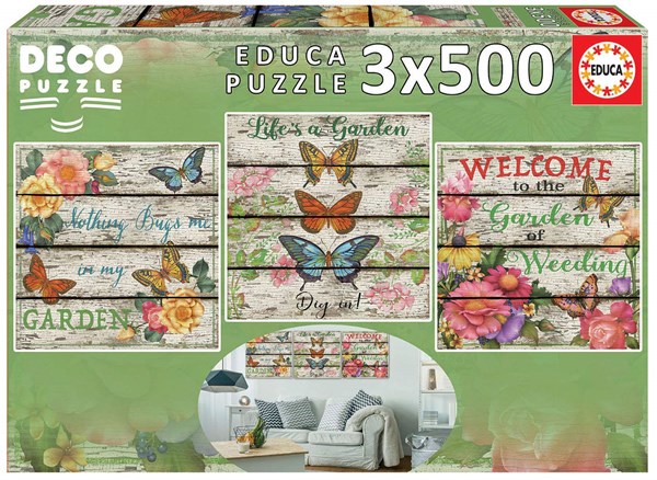 Educa (17965) - "Country Garden" - 500 pieces puzzle