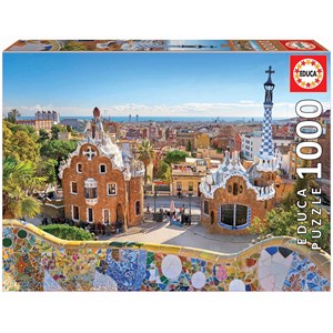 Educa (17966) - "Barcelona view from Park Güell" - 1000 pieces puzzle