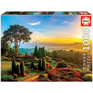 Educa (17968) - "Beautiful garden" - 1000 pieces puzzle
