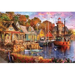Educa (18015) - "The Harbour Evening" - 5000 pieces puzzle