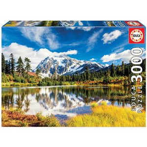 Educa (18011) - "Mount Shuksan, Washington, USA" - 3000 pieces puzzle