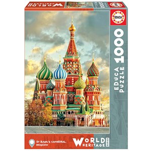 Educa (17998) - "St Basil´s Cathedral, Moscow" - 1000 pieces puzzle