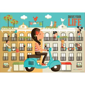 Educa (17987) - "Drive your life" - 500 pieces puzzle