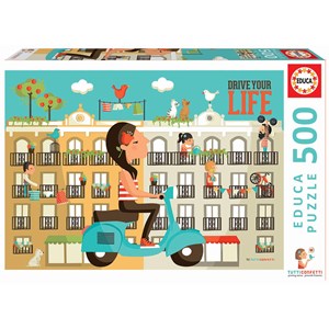 Educa (17987) - "Drive your life" - 500 pieces puzzle