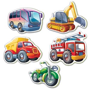 Educa (14866) - "Baby vehicles" - 3 4 5 pieces puzzle