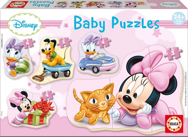 Educa (15612) - "Minnie" - 3 4 5 pieces puzzle