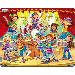 Larsen (US42) - "Kids Band" - 32 pieces puzzle