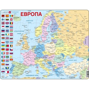 Larsen (A35-RU) - "Europe - RU" - 70 pieces puzzle