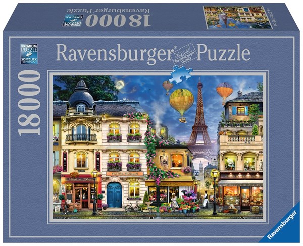 Ravensburger (17829) - Evening Walk in Paris - 18000 pieces puzzle