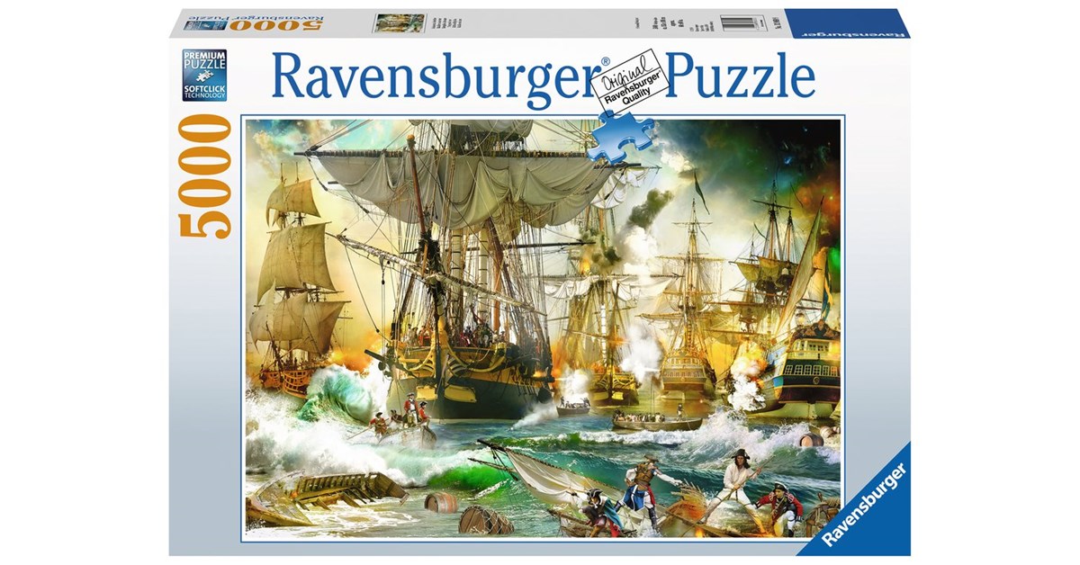 Ravensburger (13969) - Battle on the High Seas - 5000 pieces puzzle