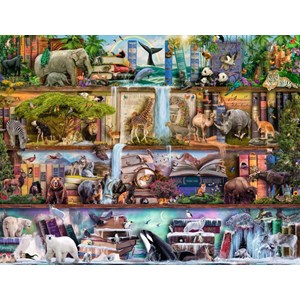 Ravensburger (16652) - Aimee Stewart: "Amazing Animal Kingdom" - 2000 pieces puzzle